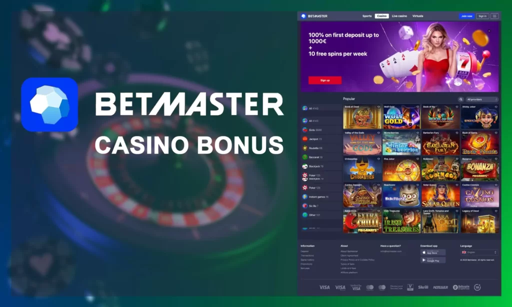 casino en vivo de Betmaster