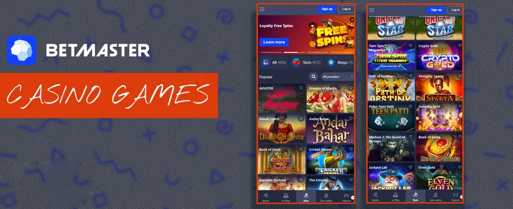 bonos de bienvenida de Betmaster Casino